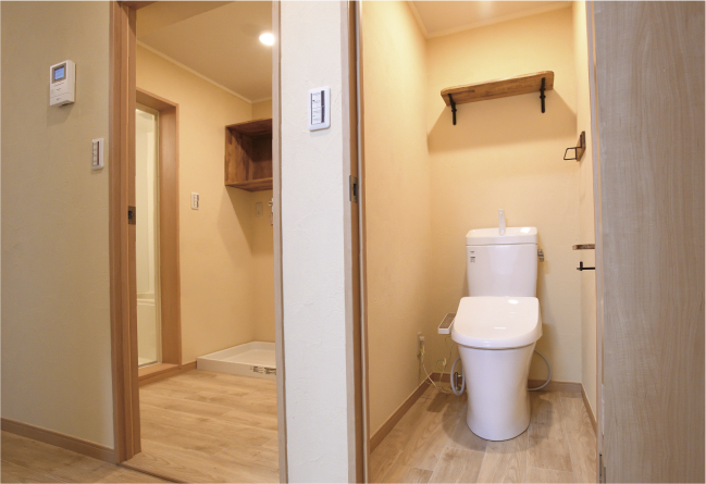 お風呂とトイレを別々に